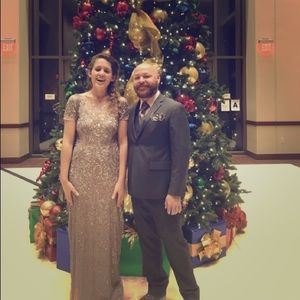 Designer evening gown